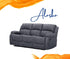 Alaska Grey Fabric Sofa Collection