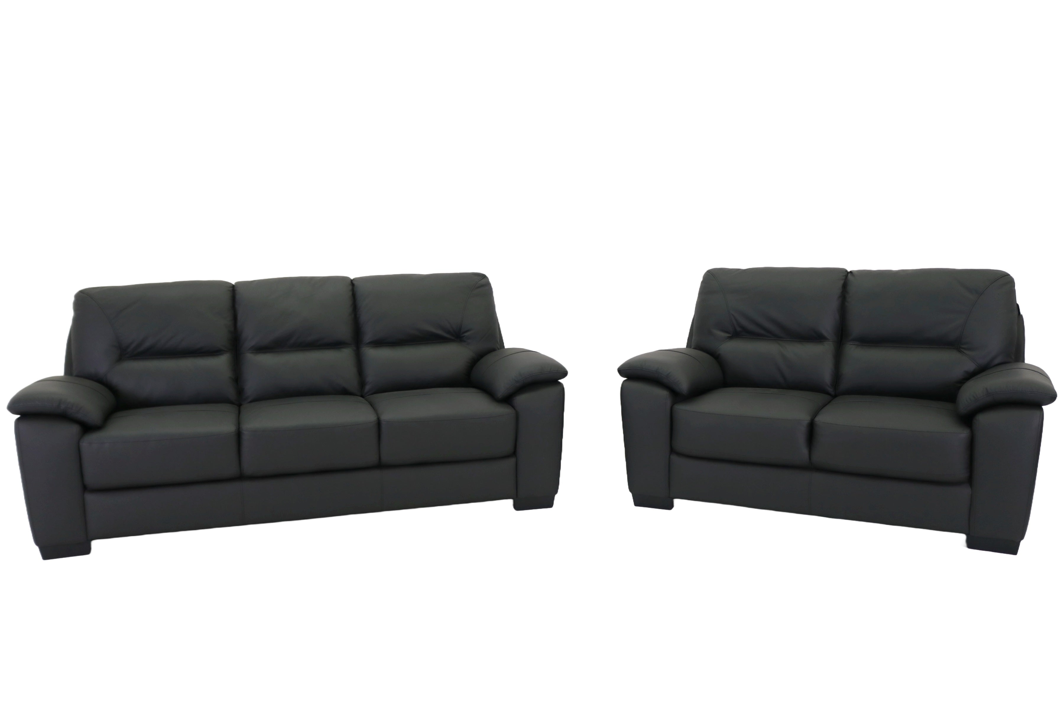 Albert Real Leather Sofa Set