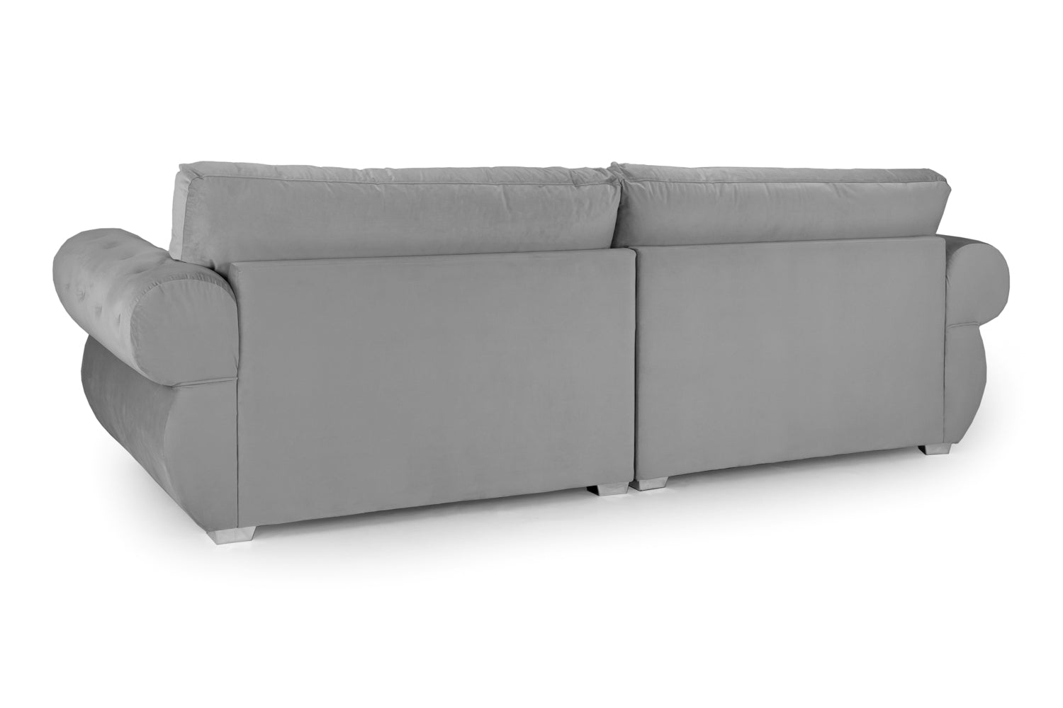 Belfast Fabric Sofa Set in Silver