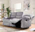 Sorrento Fabric Recliner Sofa Set - Grey