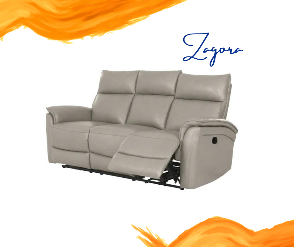 Zagora Real Leather Recliner