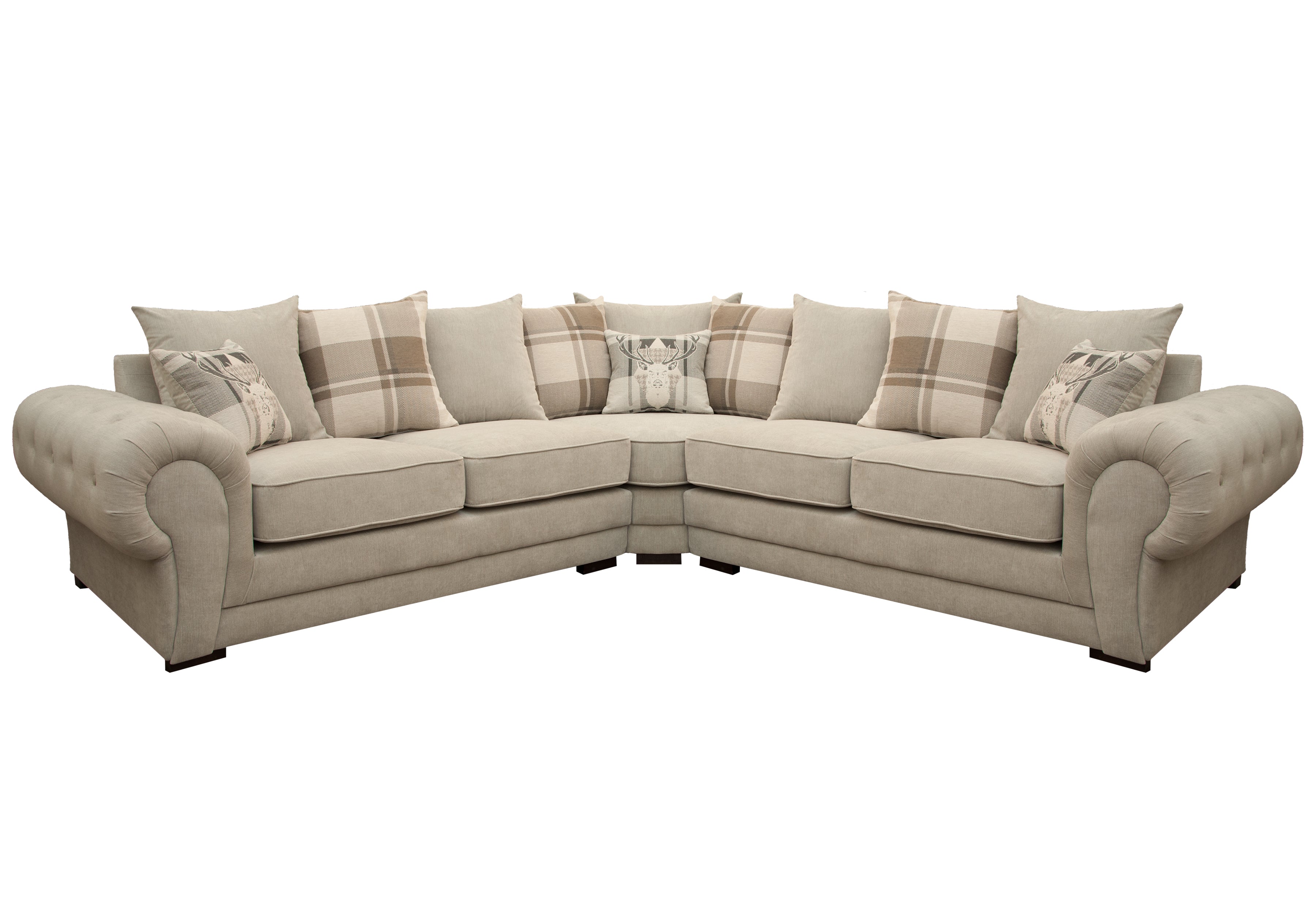 Verona Fabric  ScatterBack Corner Sofa Collection